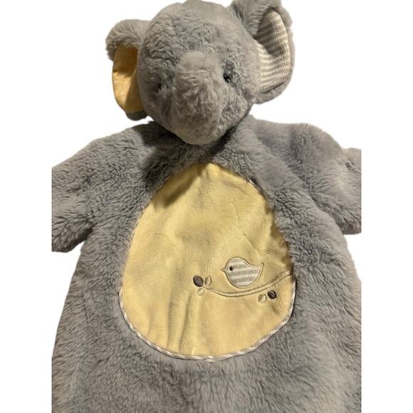 Douglas Baby Joey Elephant Sshlumpie Lovey Plush 19” Gray Yellow Security Lovie - Picture 2 of 6